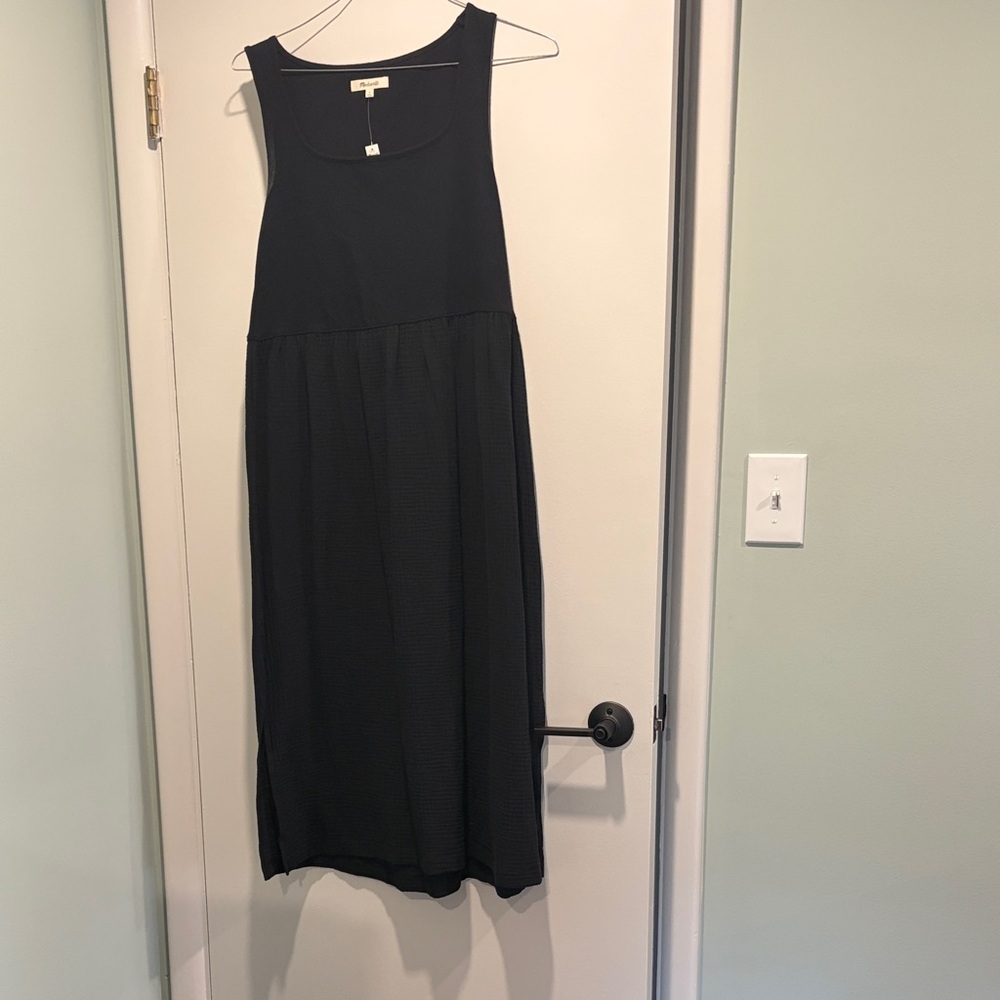 Madewell Black Midi Dress